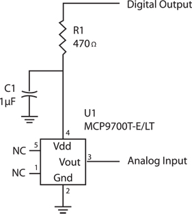 Figure 4: Powering Peripherals with Digital IO Pins.